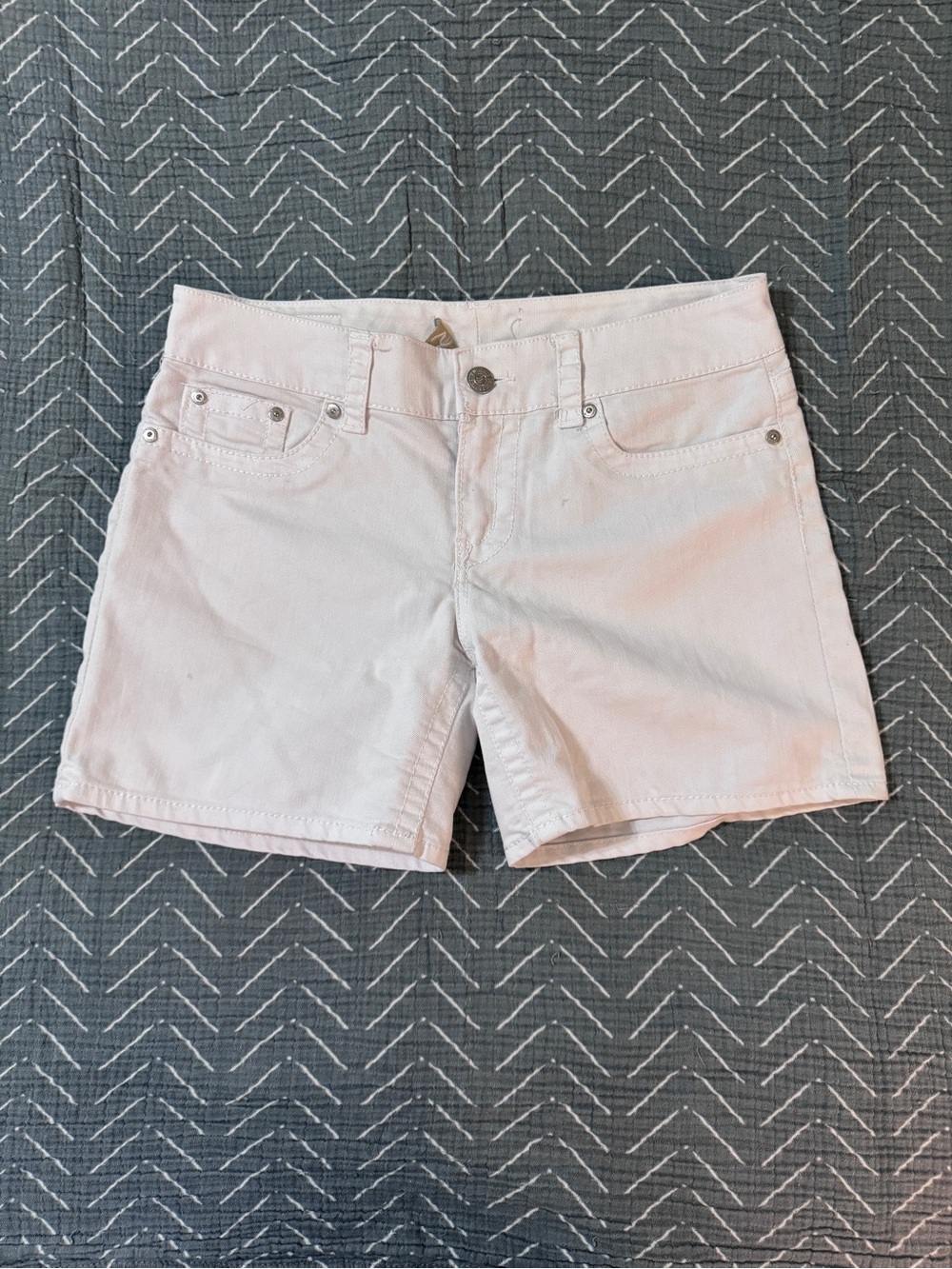 Seven7 White Denim Shorts